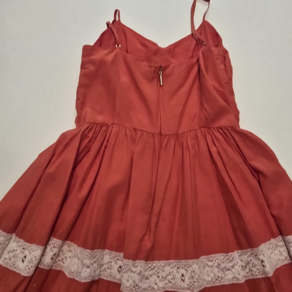 Jason Wu Lace Detail Cotton Dress A-line Sleeveless Sweetheart - Picture 10 of 13